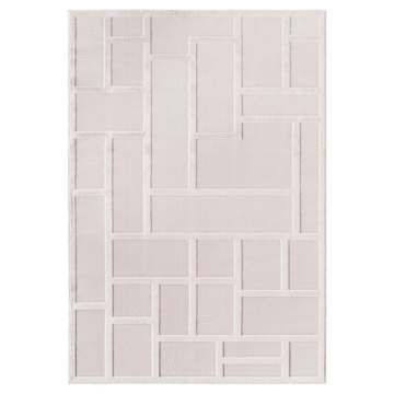 Ayyildiz Kurzflorteppich DOHA creme B/L: ca. 280x370 cm