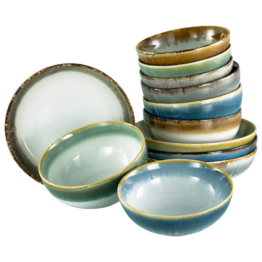 CreaTable Mehrzweckschalen Cascade bunt Steinzeug