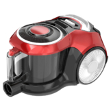 Emerio Staubsauger VCE-132776.1 schwarz rot Kunststoff Metall B/H/L: ca. 28x28x40 cm