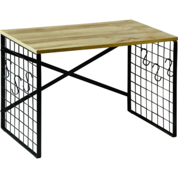 Kesper Mikrowellen Regal braun Metall B/H/T: ca. 52x36,5x32,5 cm