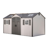 Lifetime Gerätehaus Castle hellgrau B/H/L: ca. 457,2x243,84x238,76 cm