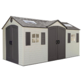 Lifetime Gerätehaus Residenz hellgrau B/H/L: ca. 457,2x243,84x243,84 cm