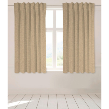 POCOline Kombivorhang Ulrich sand B/L: ca. 135x145 cm