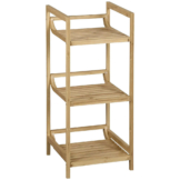 Regal braun Bambus B/H/L: ca. 31,5x7,5x71,5 cm