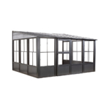 Sojag Terrassenüberdachung Mural anthrazit Aluminium B/H/L: ca. 404x244,5x308,96 cm