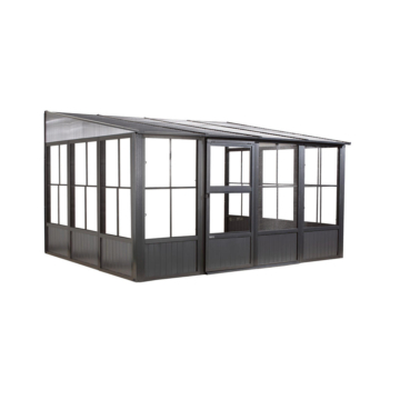 Sojag Terrassenüberdachung Mural anthrazit Aluminium B/H/L: ca. 404x244,5x308,96 cm