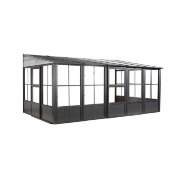 Sojag Terrassenüberdachung Mural anthrazit Aluminium B/H/L: ca. 502x244,5x308,96 cm