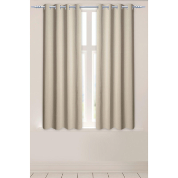 Verdunklungsvorhang Larius beige B/L: ca. 140x175 cm
