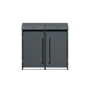 Westmann Mülltonnenbox Moderna anthrazit B/H/L: ca. 139x135x83 cm