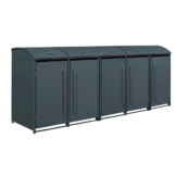 Westmann Mülltonnenbox Moderna anthrazit B/H/L: ca. 350x135x83 cm