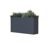 Westmann Pflanzkasten Talus anthrazit Metall B/H/L: ca. 100x52x25 cm