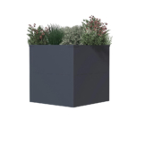 Westmann Pflanzkasten Talus anthrazit Metall B/H/L: ca. 50x50x50 cm